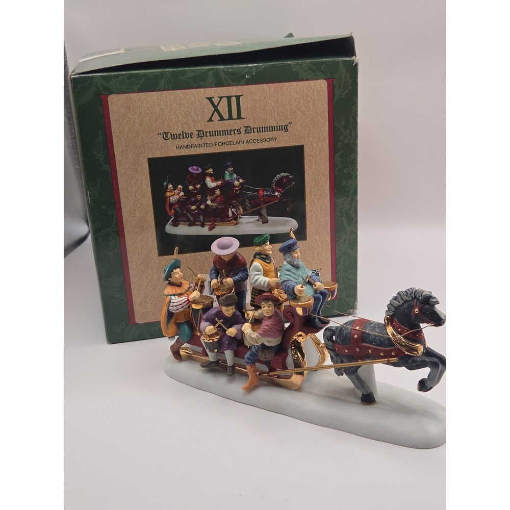 Department 56 Twelve Drummers Drumming Heritage Village Accessory 56.58387